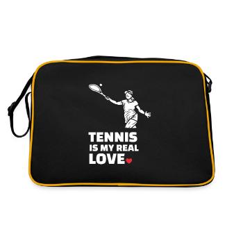 J’adore le tennis - Sac Retro - noir/or - Dos