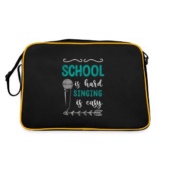 Singer Passion Musical - Retro Bag - black/gold - Back