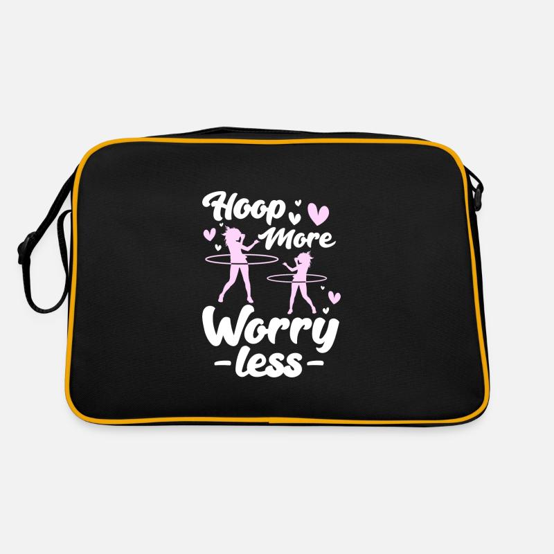Hulahoop Hoop Workout Fit Retro Tasche