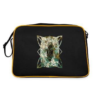 Masques africains (2) - Sac Retro - noir/or - Dos