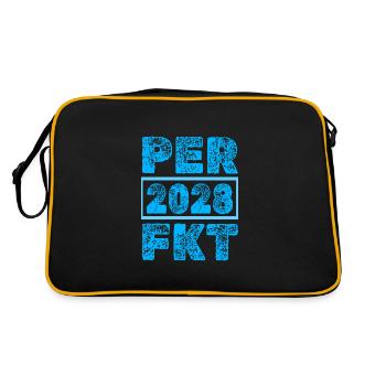 2028 - Sac Retro - noir/or - Dos