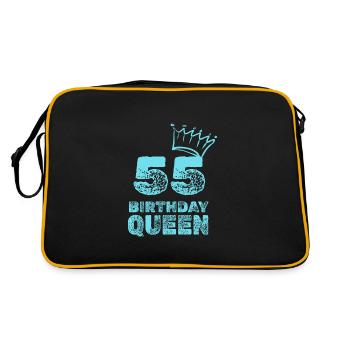55 - Sac Retro - noir/or - Dos