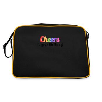 Vive votre anniversaire - Sac Retro - noir/or - Dos