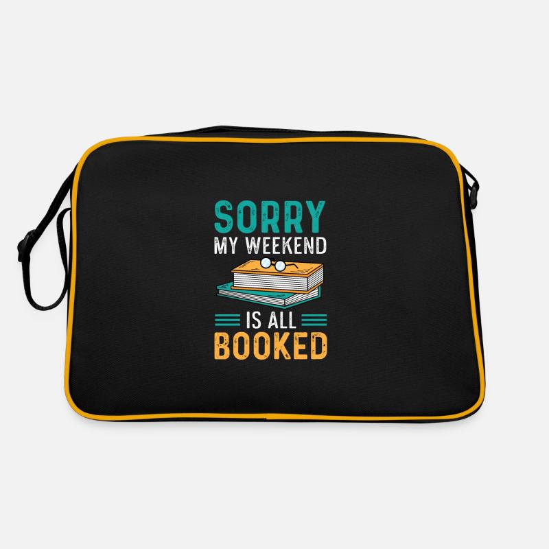 Wochenende ist gebucht Avid Reader Gift Retro Tasche