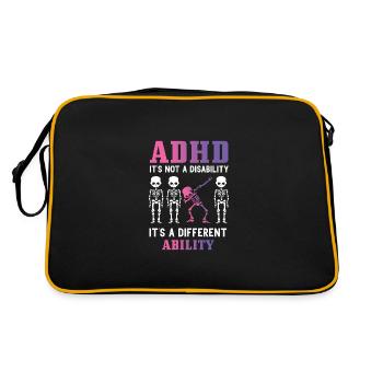 Un autre cadeau de neurologue de compétence - Sac Retro - noir/or - Dos