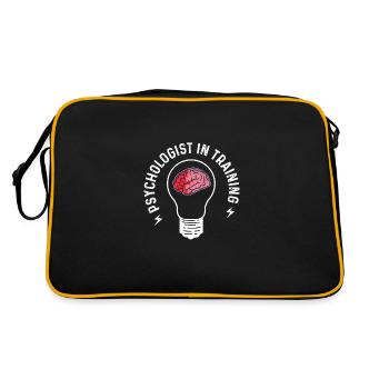 Psychologue en formation. Médecin stagiaire Gi - Sac Retro - noir/or - Dos