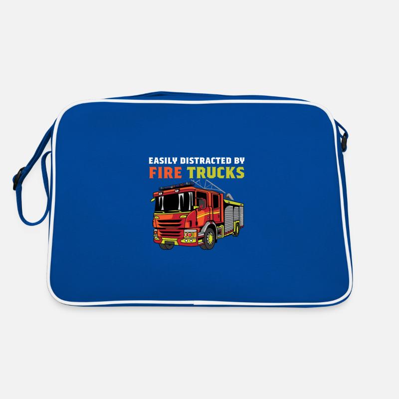 Distrait par le cadeau du mécanicien pompier Sac Retro