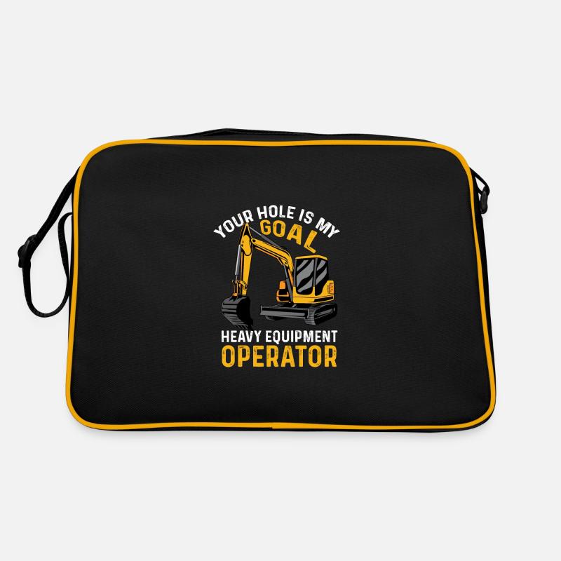 Trou mon objectif Poison d’opérateur d’usine Sac Retro