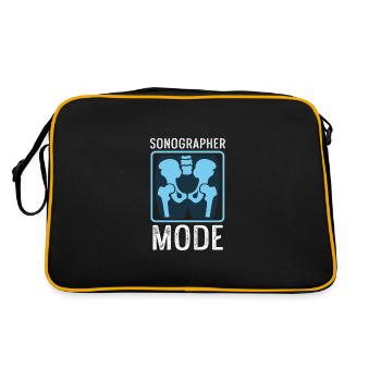 Sonograph Mode Medical Frontliner Gift - Retro Bag - black/gold - Back