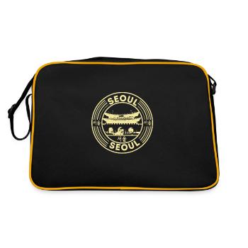 Séoul Séoul Poison coréen - Sac Retro - noir/or - Dos