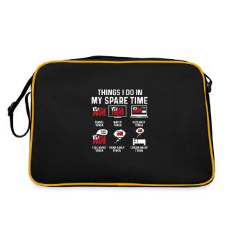 Leisure Traveler Poison - Retro Bag - black/gold - Back