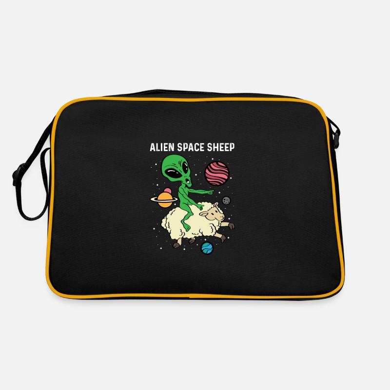 Alien Space Sheep Astronaut or Space Pilot Ges Retro Bag