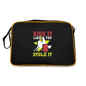 Acier it rider poison - Sac Retro - noir/or - Dos