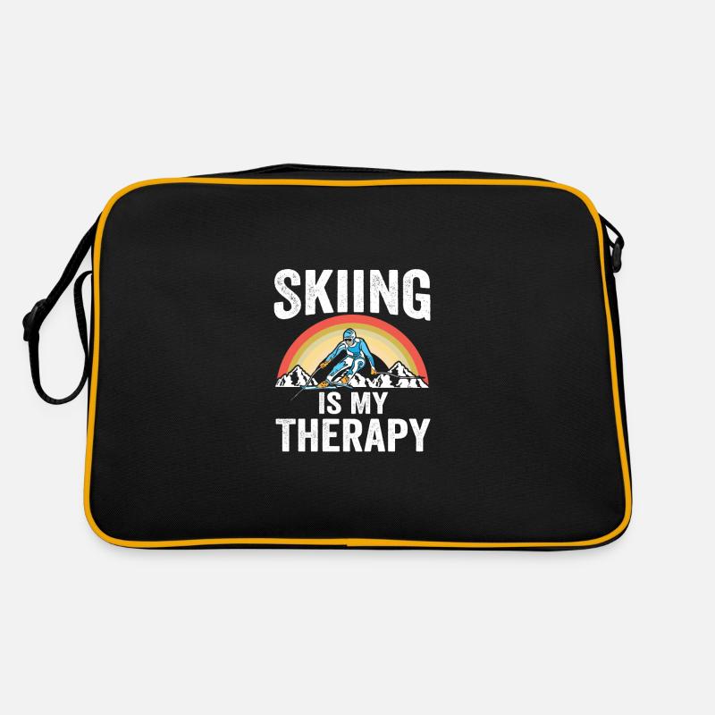 Fun and cool ski lover's clothing Retro Bag