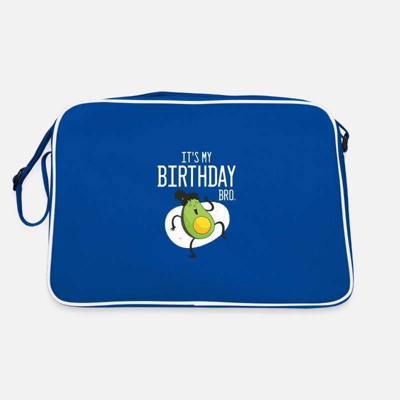 Funny Avacado Dancing Bday Quote It's My Bday Retro Bag