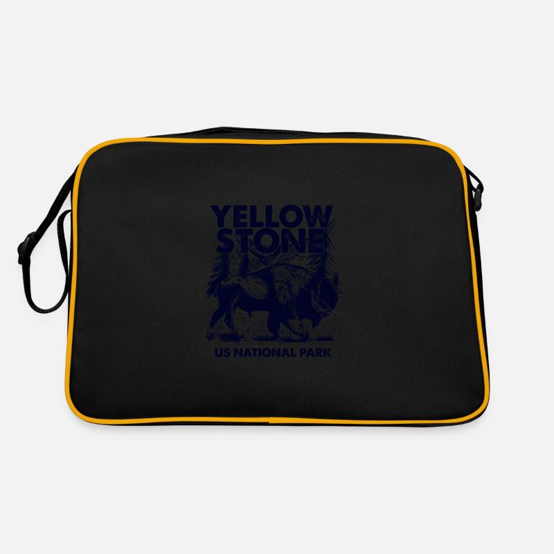 Citation Citation Bison Retro Yellowstone US -National Sac Retro