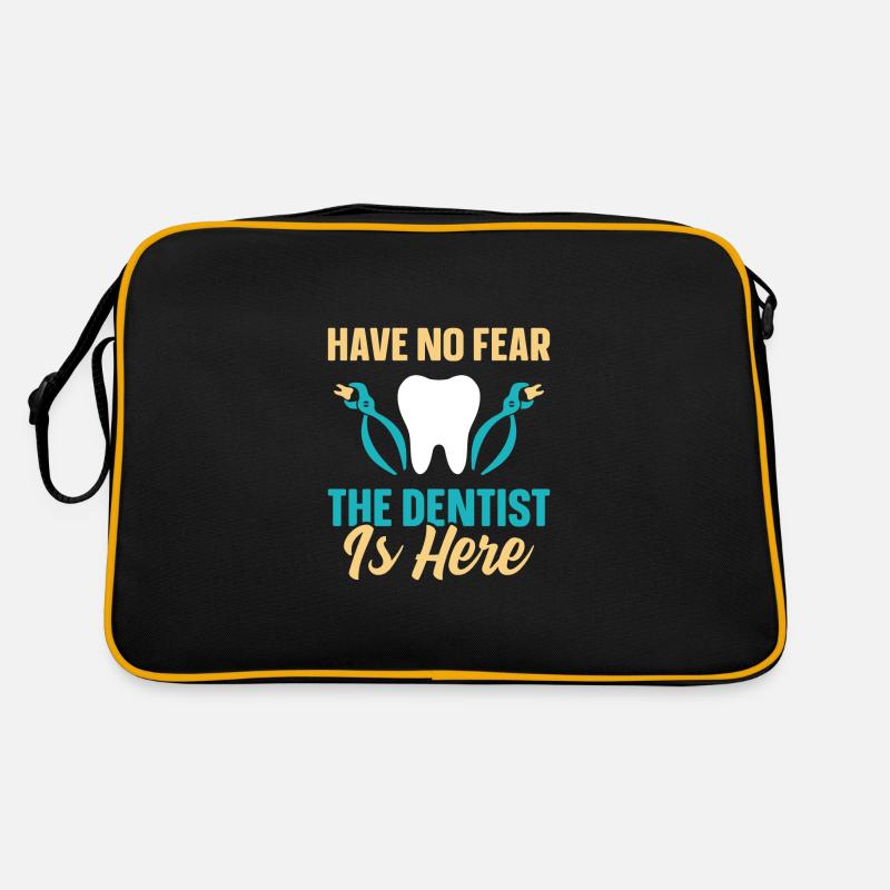 Don't be afraid, the dentist is here Retro Bag