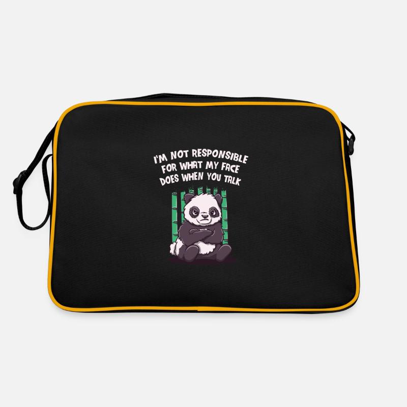 Not responsible what my face does if Retro Bag
