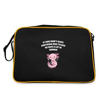 I do not like to say that we have a lot of - Retro Bag - black/gold - Back