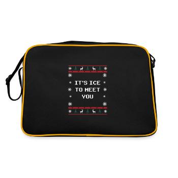 C’est de la crème glacée pour te rencontrer, papa de Noël W - Sac Retro - noir/or - Dos