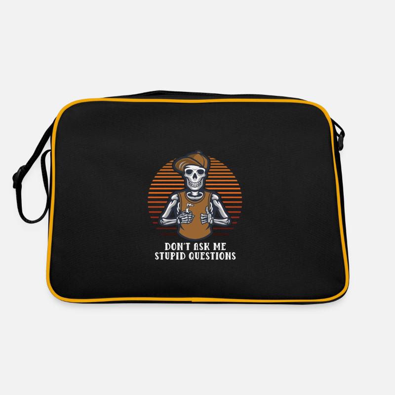 Ne me posez pas de questions stupides drôles sarkas Sac Retro
