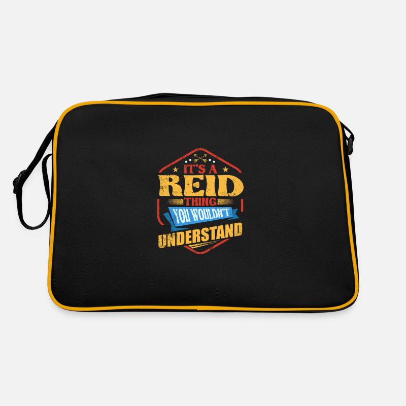 It's a Reid Thing Funny Surname Humor Fa Retro Bag