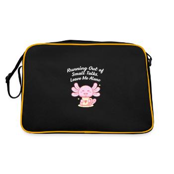 Des petites conversations de collègues introvertis - Sac Retro - noir/or - Dos