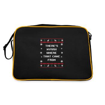 Theres Myrrh, où l’énigme de Noël Weihna - Sac Retro - noir/or - Dos
