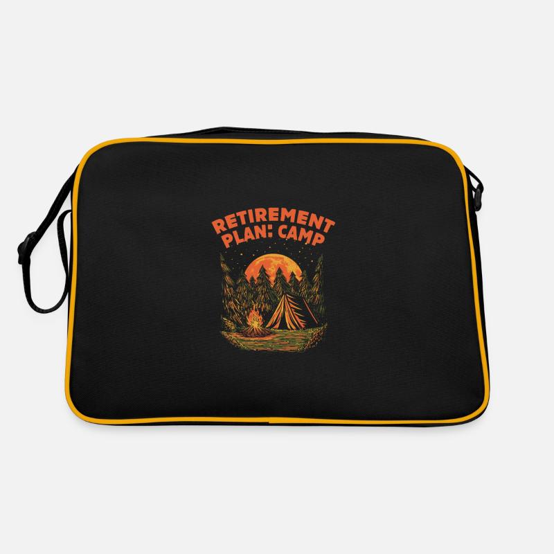 Pension Plan Camp in Retirement Camping Older Camp Retro Bag