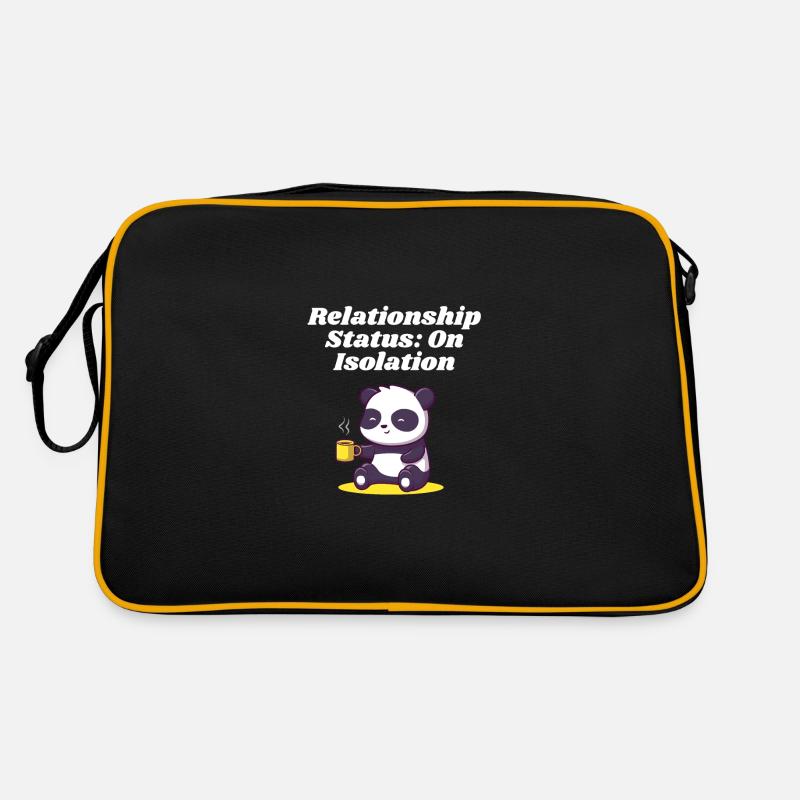 Statut relationnel isolé Introvertis uniques Sac Retro