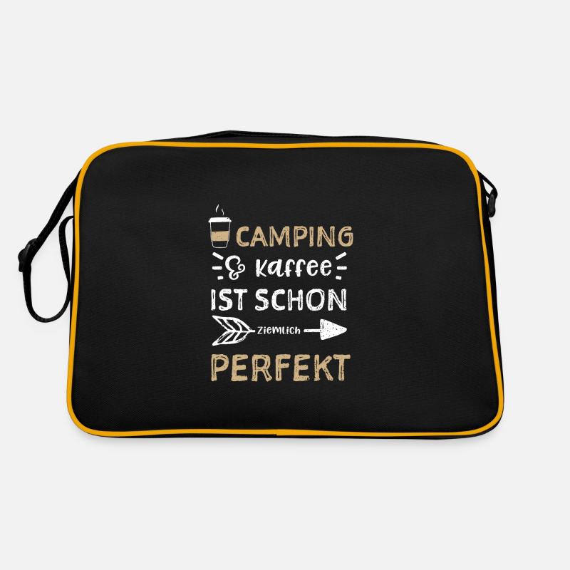 Camping & coffee is already quite ... Retro Bag