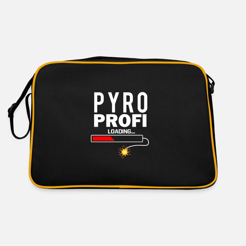 Pyro Profi Silvester Pyrotechnik Retro Tasche