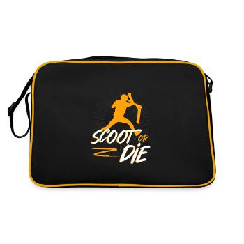 Scoot or the Stuntscooter Stunt Roller - Retro Bag - black/gold - Back