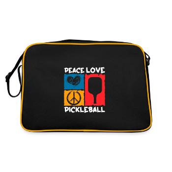 Pickleball Pickleball Joueur Pickleball Raquette - Sac Retro - noir/or - Dos