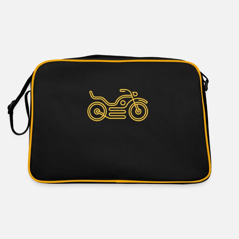 Logo de moto Or Sac Retro