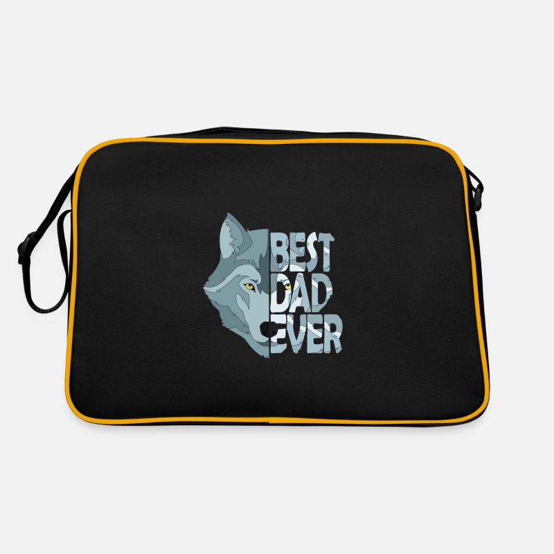 Bester Vater aller Zeiten Retro Tasche