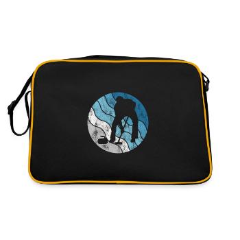 Curling sur glace Curling Retro Cadeau - Sac Retro - noir/or - Dos