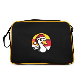 Goose Christmas Christmas - Retro Bag - black/gold - Back