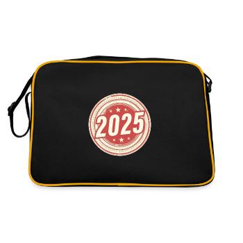 2025 year - Retro Bag - black/gold - Back