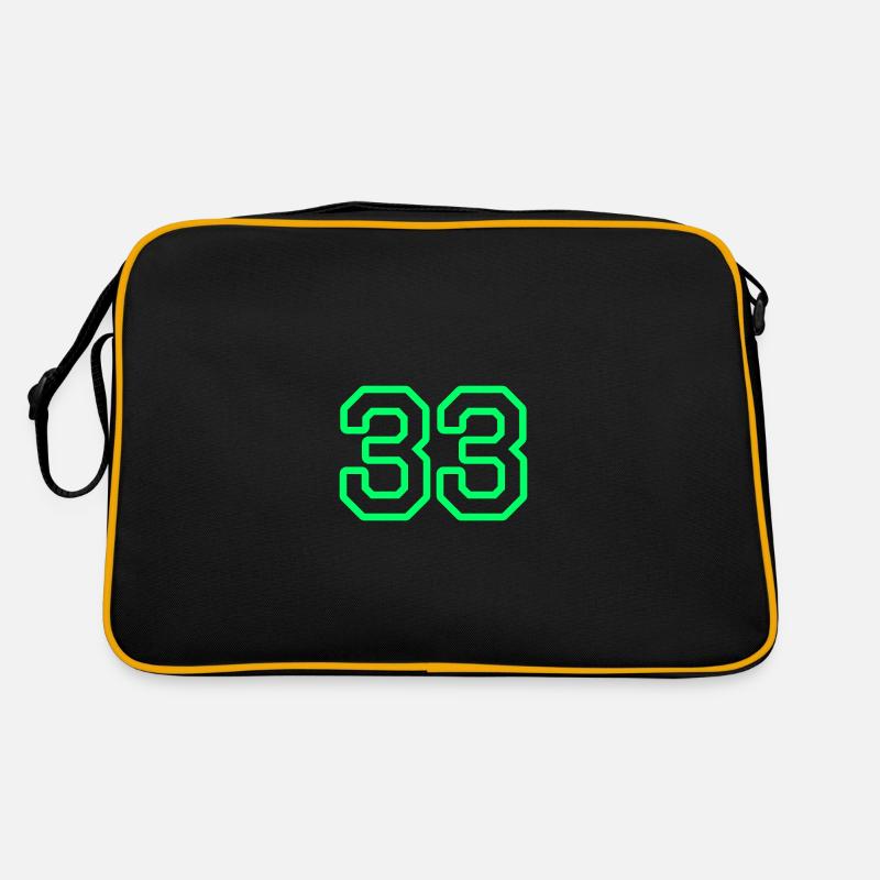 33 Grün Retro Tasche