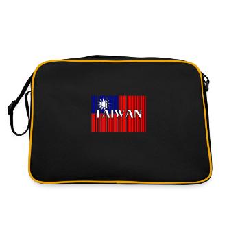 Taiwan taiwan - Retro Tasche - Schwarz/Gold - Hinten
