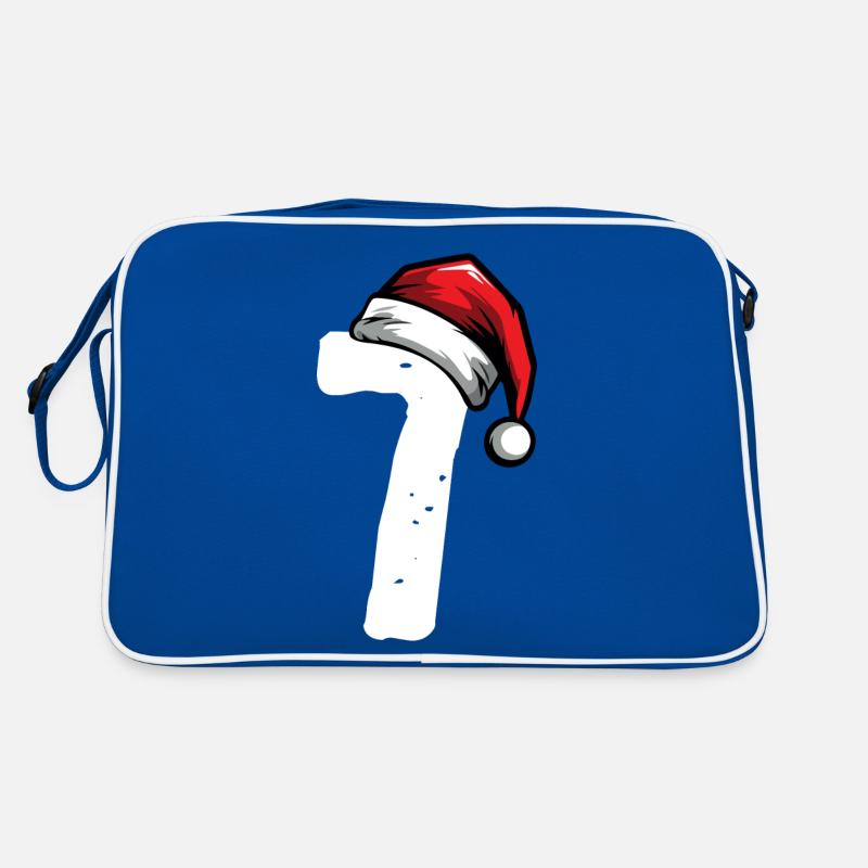 7 Number Christmas Retro Bag