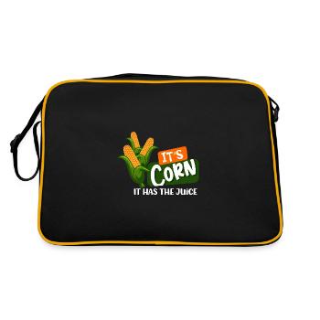 Corn forever, it's corn, it has the juice corn - Retro Bag - black/gold - Back