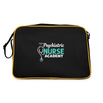 Psychiatric Nurse Academy - Registri - Retro Bag - black/gold - Back
