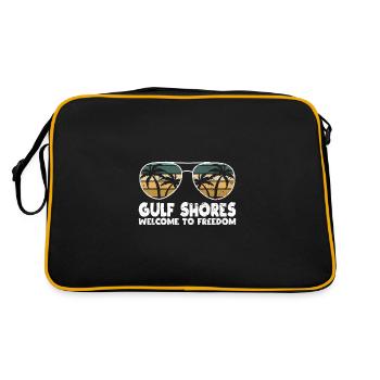Gulf Shores Welcome to Freedom Holiday Jump - Retro Bag - black/gold - Back