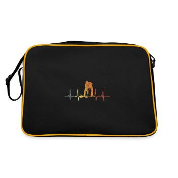 Curling sur glace Curling Heartbeat - Sac Retro - noir/or - Dos