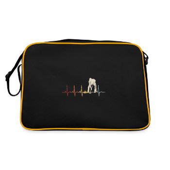 Curling sur glace Curling Heartbeat - Sac Retro - noir/or - Dos