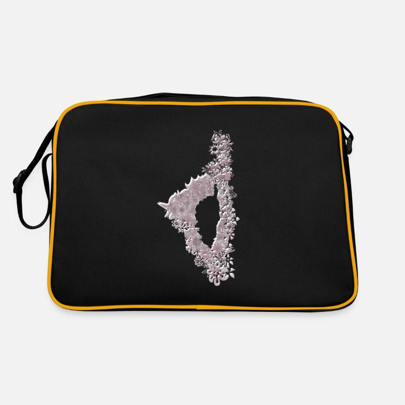 Korsika - Retro Tasche - Schwarz/Gold