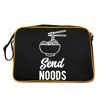 Envoyer des nouilles - Sac Retro - noir/or - Dos