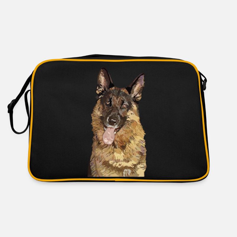 Deutscher Schäferhund Retro Tasche